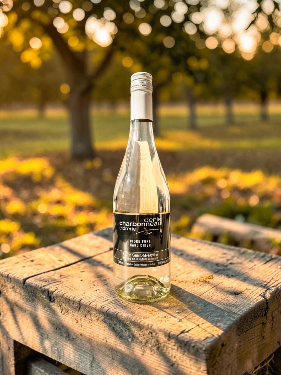 Bouteille de Cidre fort, Verger Charbonneau
